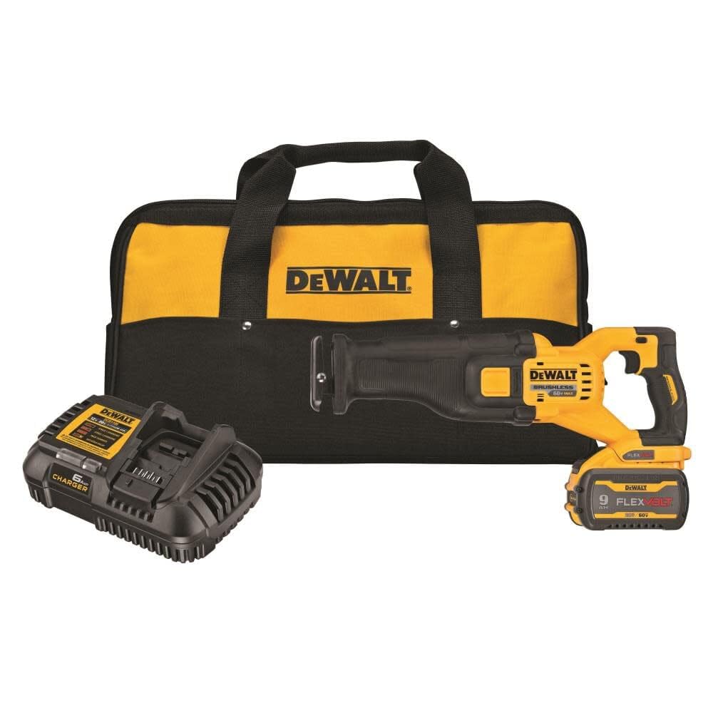 FLEXVOLT DEWALT 60V MAX* Reciprocating Saw, Cordless Kit (DCS389X1)