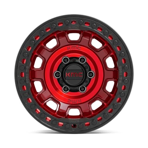 KMC Wheels BEADLOCK TANK 17X9 5X5.03.5 -38mm CANDY RED - KM23679050938N
