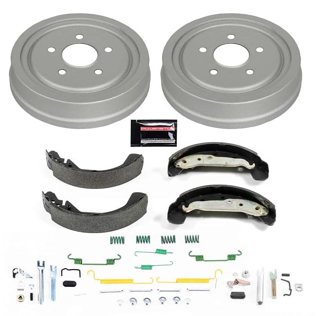 Power Stop KOE15364DK Rear Replacement Brake Kit-OE Brake Drums & Ceramic Brake Pads For Saturn L100, Saturn L200, Saturn, Saturn, Saturn, Saturn, Saturn LW200 [Model Specific]