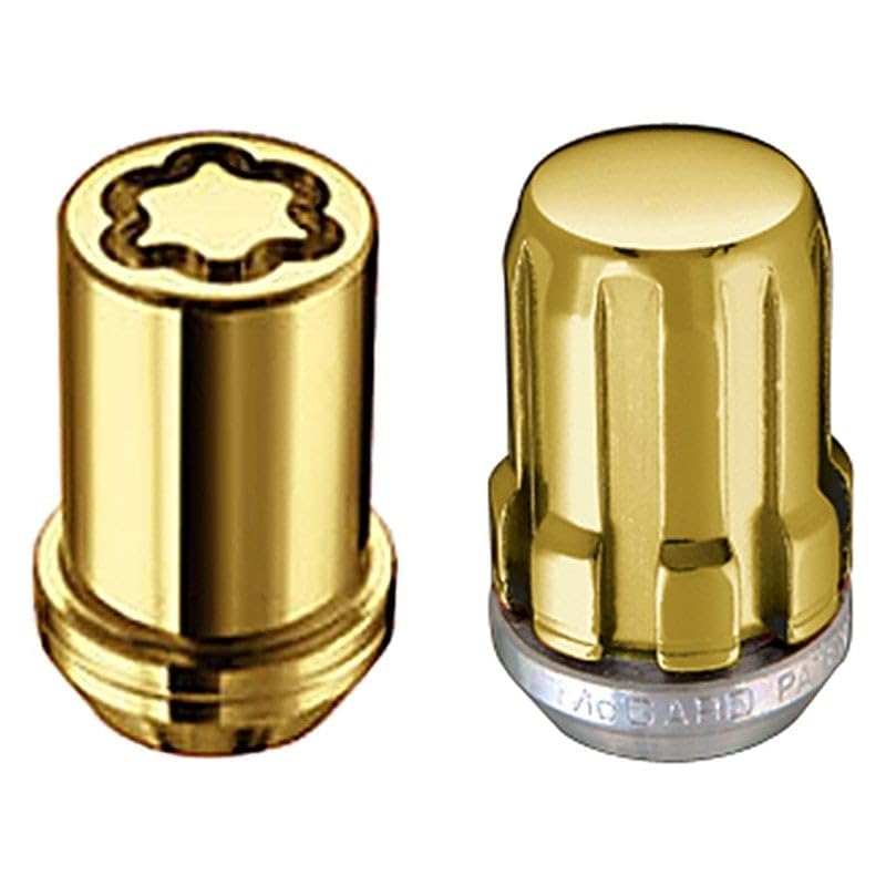 SplineDrive McGard 65457GD Chrome/Gold Wheel Installation Kit (M12 x 1.5 Thread Size) - for 4 Lug Wheels