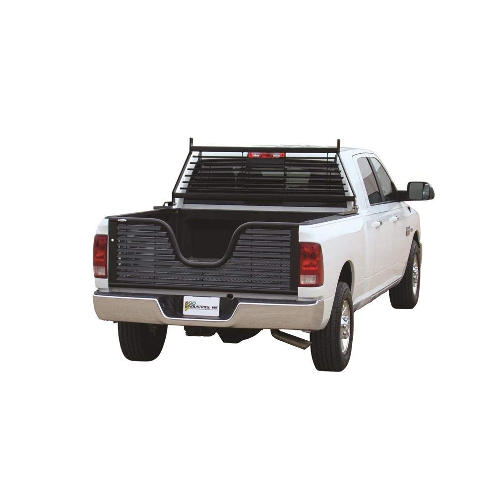 Black Louvered V-Gate Tailgate Go Industries 6135 for Chevy Silverado/Sierra