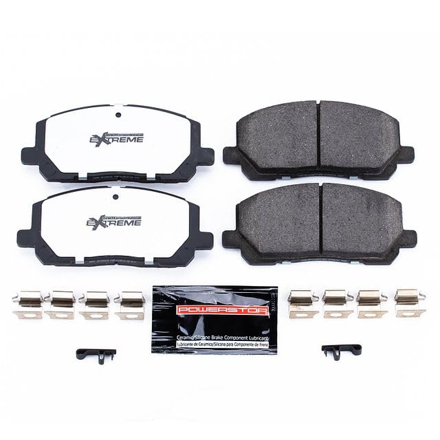 Power Stop Z36 Truck & Tow Z36-884 Front Carbon-Fiber Ceramic Brake Pads For Toyota Highlander 2001-2007 [Model Specific]