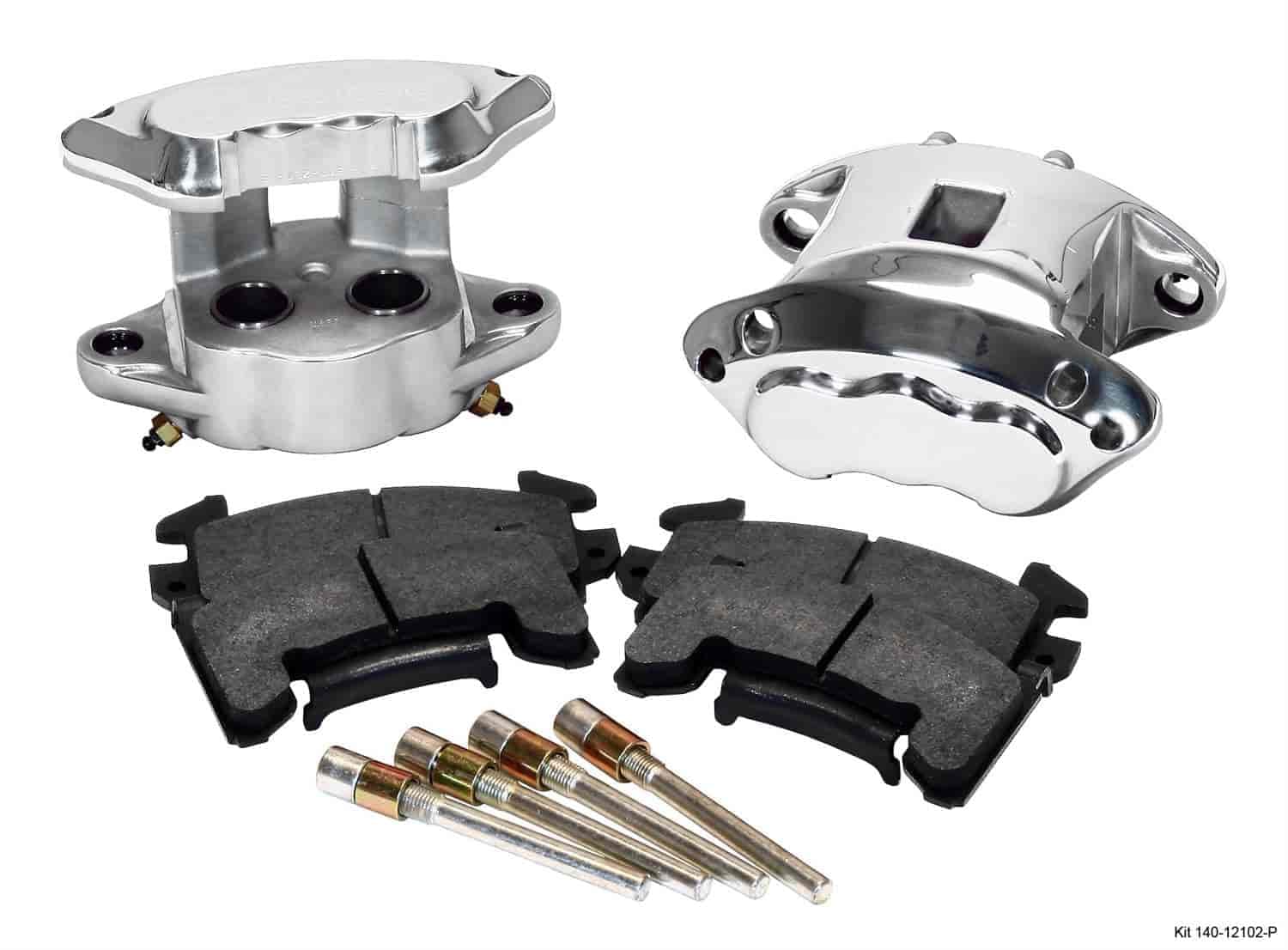 Polished D154 Rear Caliper Kit