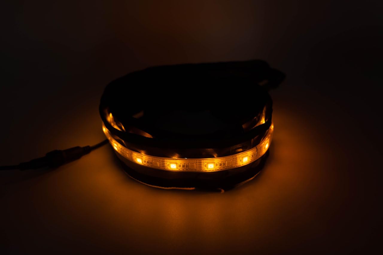 Overland Tuff Stuff LED Light Strip, USB, Dimmable, White/Amber