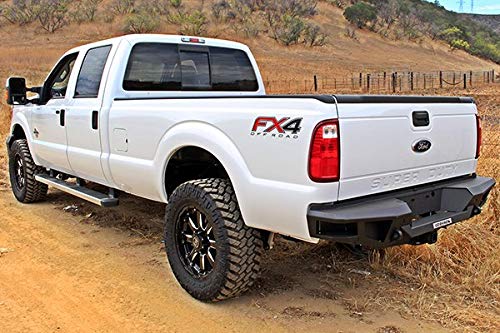 Go Rhino Rear Bumper BR20 | Mild Steel, Textured Black | 28178T | Fits 2014 - 2021 Toyota Tundra w/o Hitches ( Not Compatible w/ Blind Spot Monitor & Rear Cross-Traffic Alert or Toyota Safety Sense )
