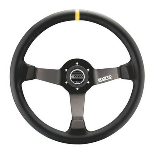 Leather Sparco Steering Wheel,Black, 350mm