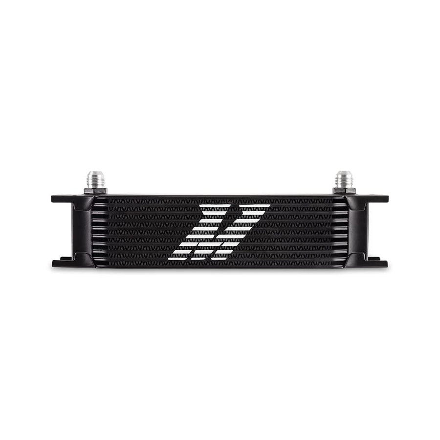 Mishimoto Universal 10-Row Oil Cooler, 8AN, Black MMOC-10-8BK