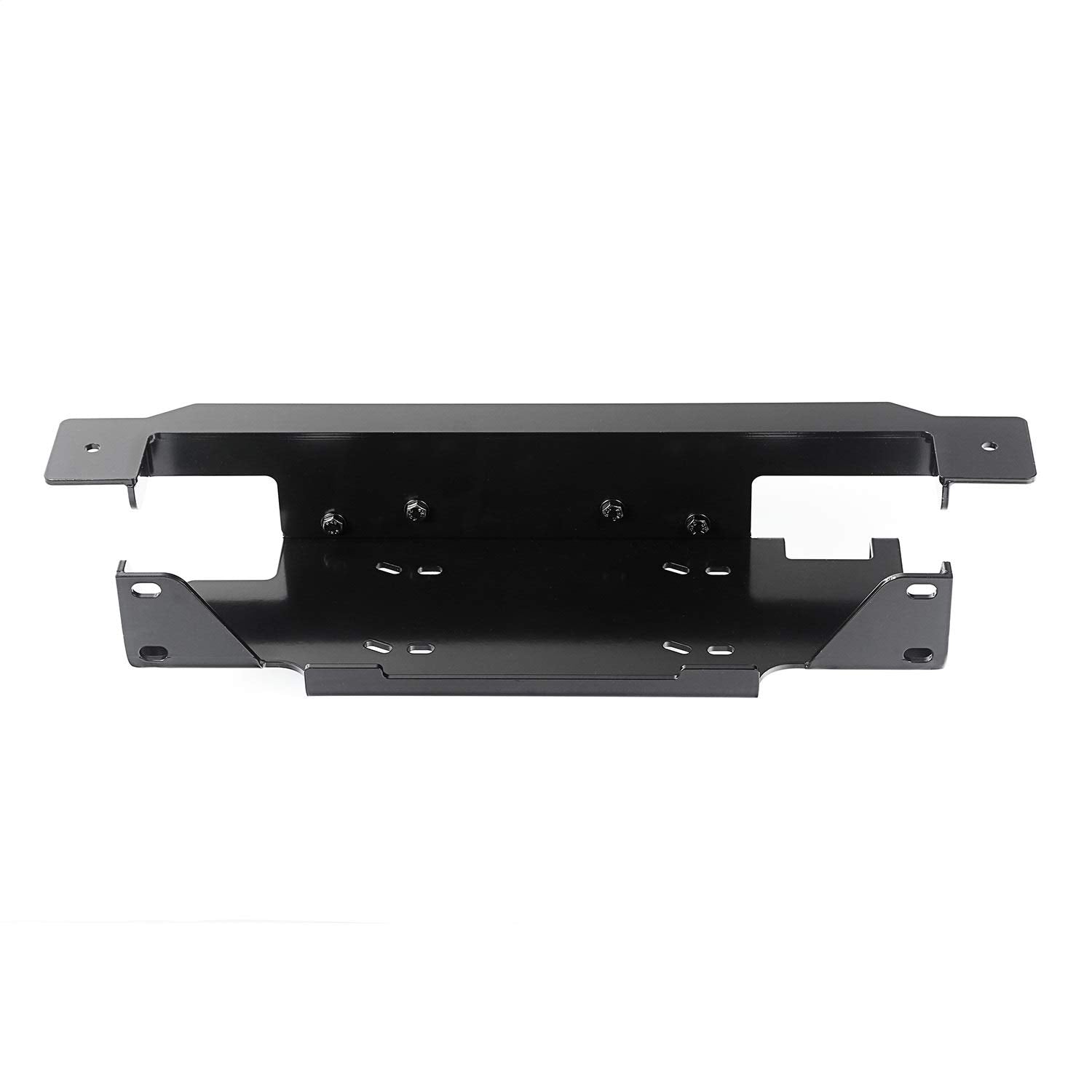 Winch Mounting Plate, Rugged Ridge | Stamped Bumper, Steel | 11543.15 | Fits 2013-2018 Jeep Wrangler JK