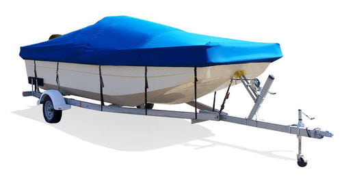 Semi-Custom Trailerite Boat Cover for Deck Boats with Inboard/Outboard Motor - Motor Hood not Included