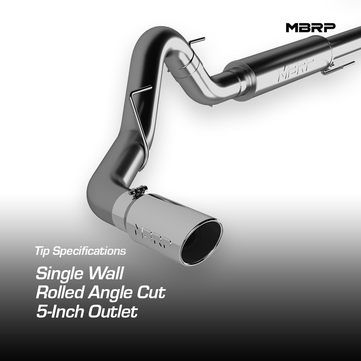 4" MBRP S5259AL Cat Back, Single Exhaust System (Aluminized Steel)