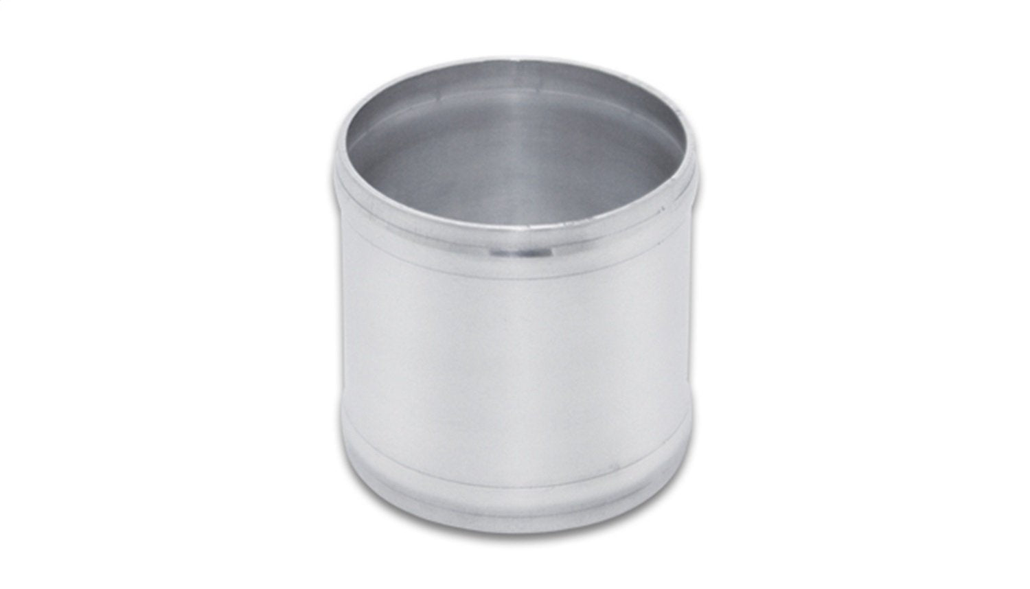 12046 Vibrant Power Tubing Coupler, Straight, Aluminum, Polished, 1.00 in. Inlet O.D, 1.00 in. Outlet O.D, 3.00 in. Overall Length, each