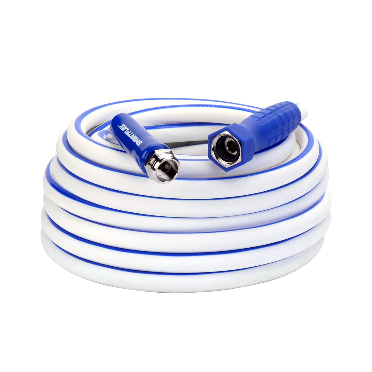 5/8 in. x 50 ft. SmartFlex RV/Marine Water Hose, Hybrid, White - HSFRV550