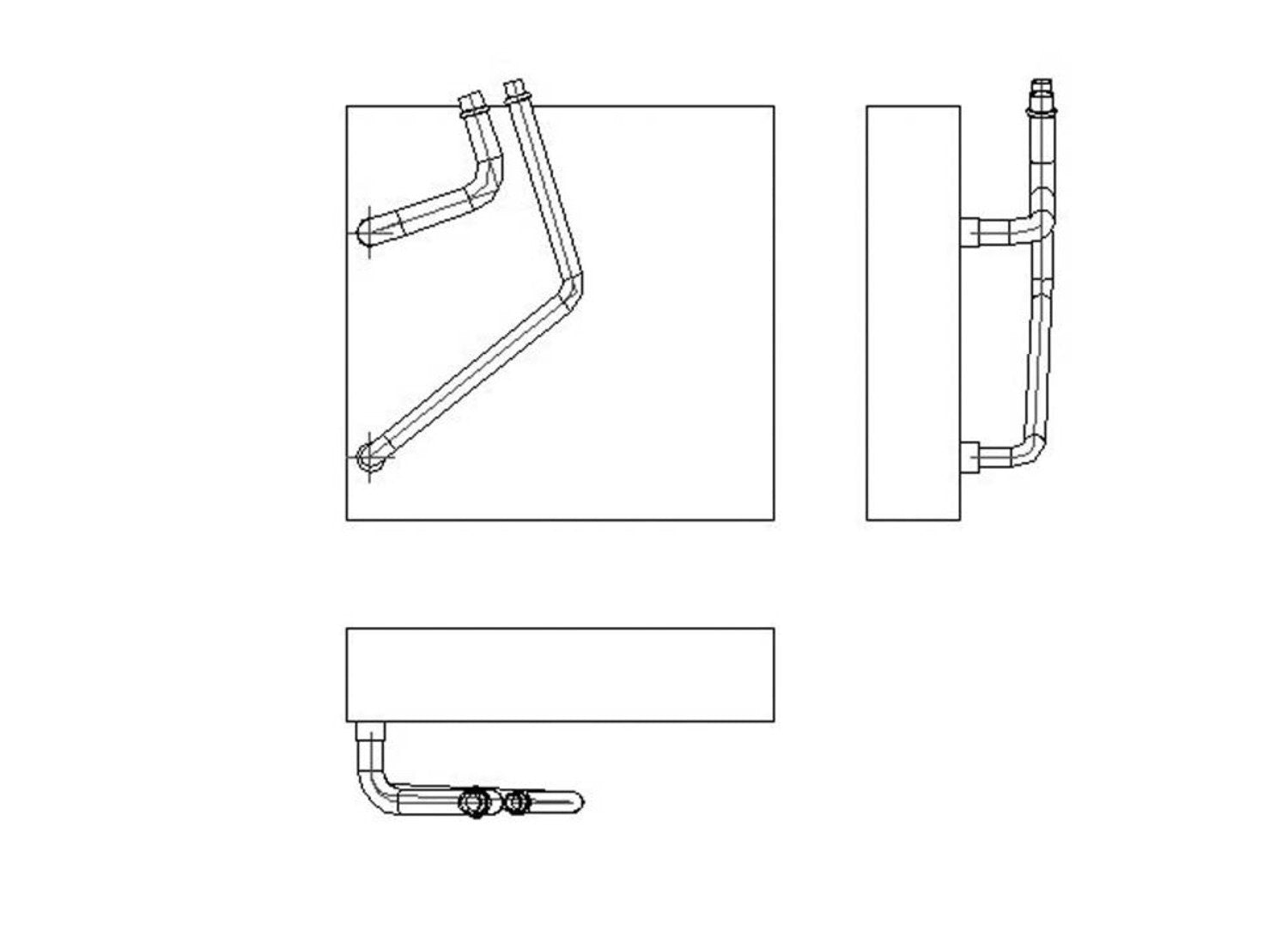 Heater Core TYC 96051 Compatible with 1997-2005 Buick Century
