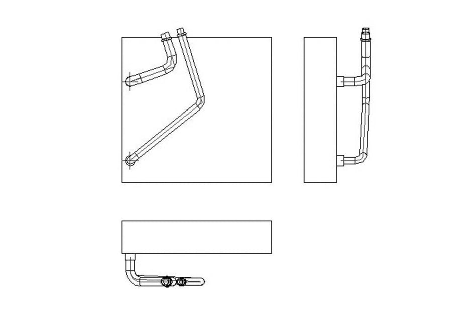Heater Core TYC 96051 Compatible with 1997-2005 Buick Century