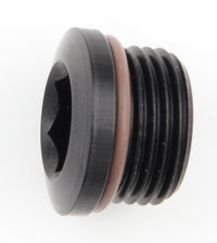 Socket Hex Port Plug - Fragola -6AN (9/16-18) Black