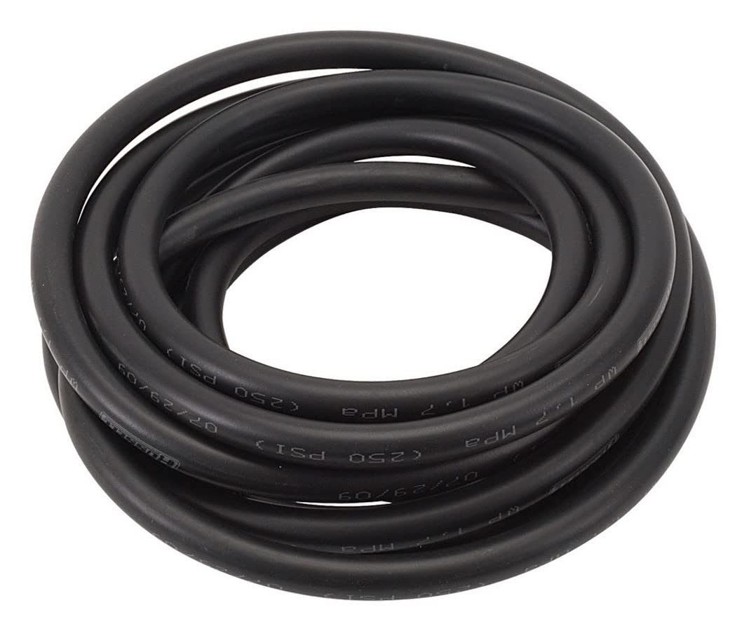 Hose Twist Lok Blk Edelbrock -6, 3 Ft, Black