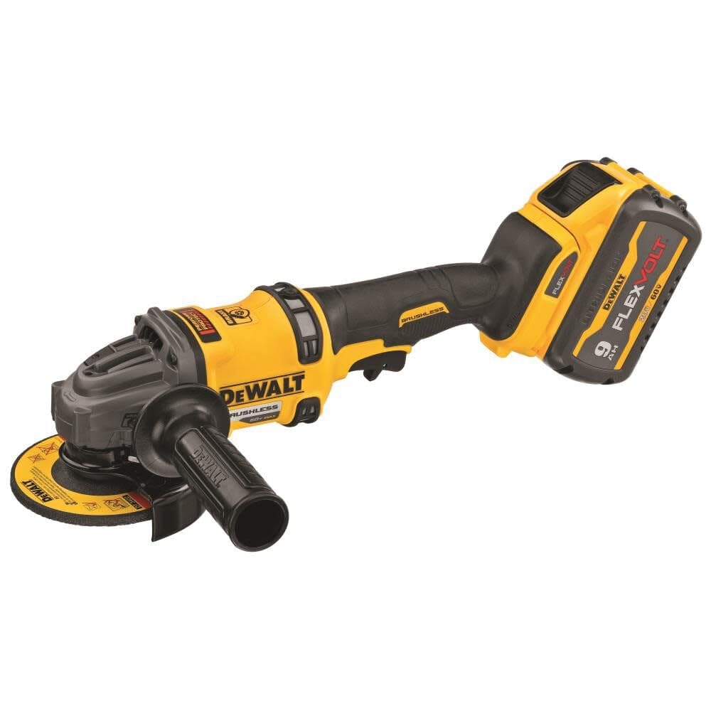 FLEXVOLT DEWALT 60V MAX* Angle Grinder with Kickback Brake Kit, 4-1/2-Inch to 6-Inch (DCG418X1)