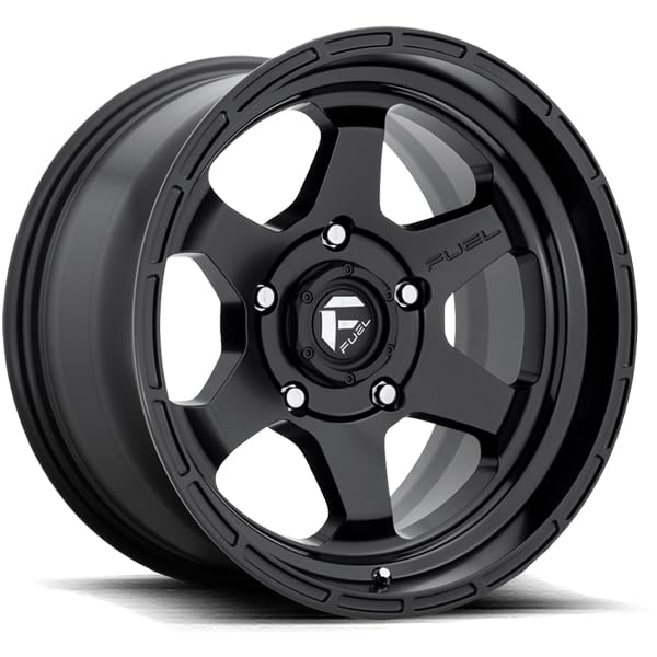 D664 SHOK FUEL OFF-ROAD 18X9, 5X5.0, 5.04, 1mm MATTE BLACK - D66418907550