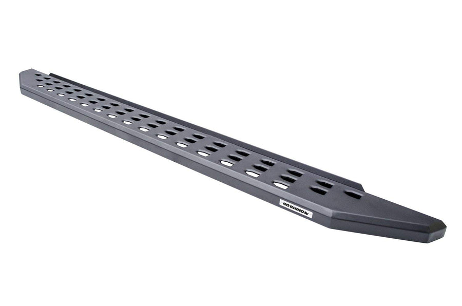 RB20 Go Rhino Running Boards & Brackets | Galvanized Steel, Textured Black | 69405880PC | Fits 2014-2018 Chevrolet Silverado/GMC Sierra 1500 Double Cab (See Description)