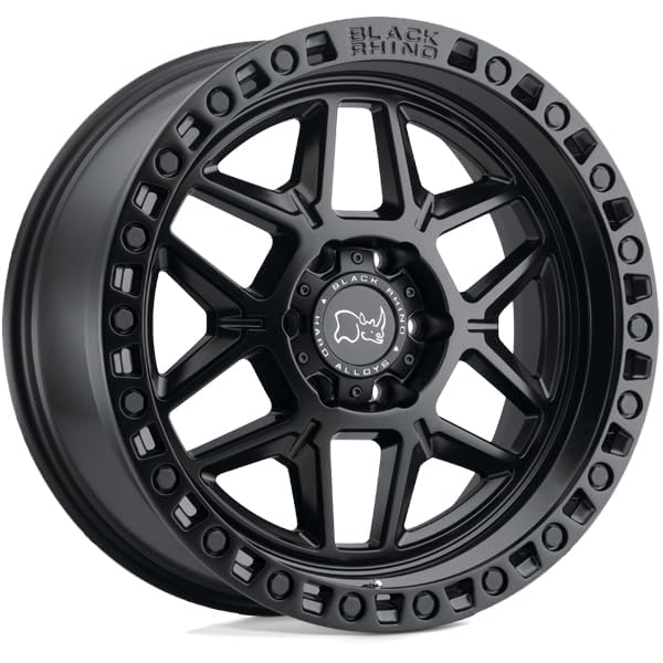KELSO Black Rhino Hard Alloys 17X9, 6X5.5, 4.53, -12mm MATTE BLACK - 1790KLS-26140M12