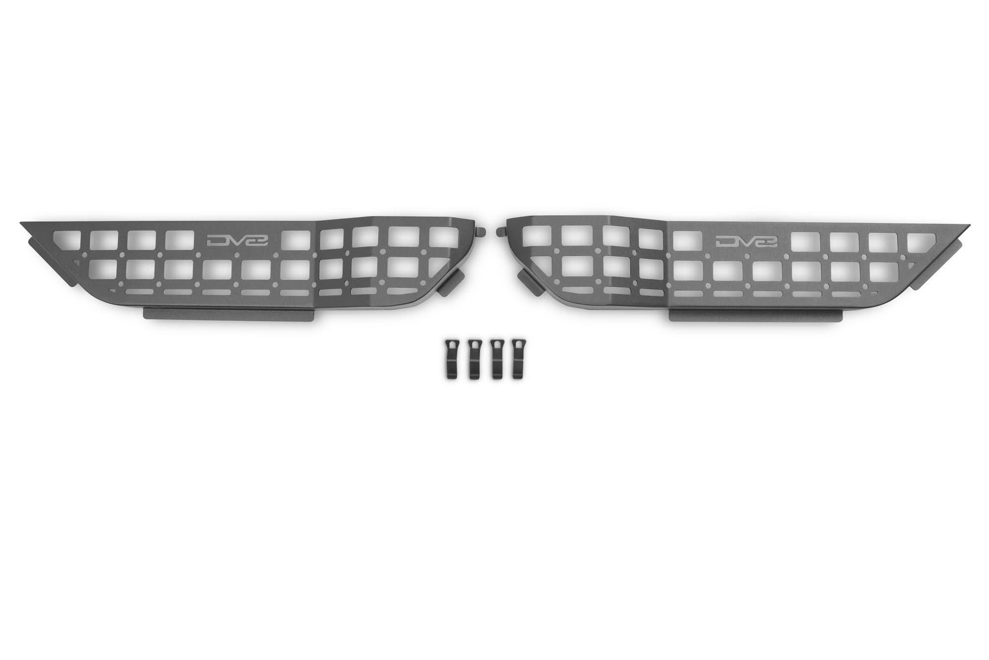 DV8 Offroad Molle Panels for Front Door Pocket The 2018-2025 Jeep Wrangler JL & 2020-2025 Jeep Gladiator JT | Rigid Steel Design Replaces The Weak Saggy Net