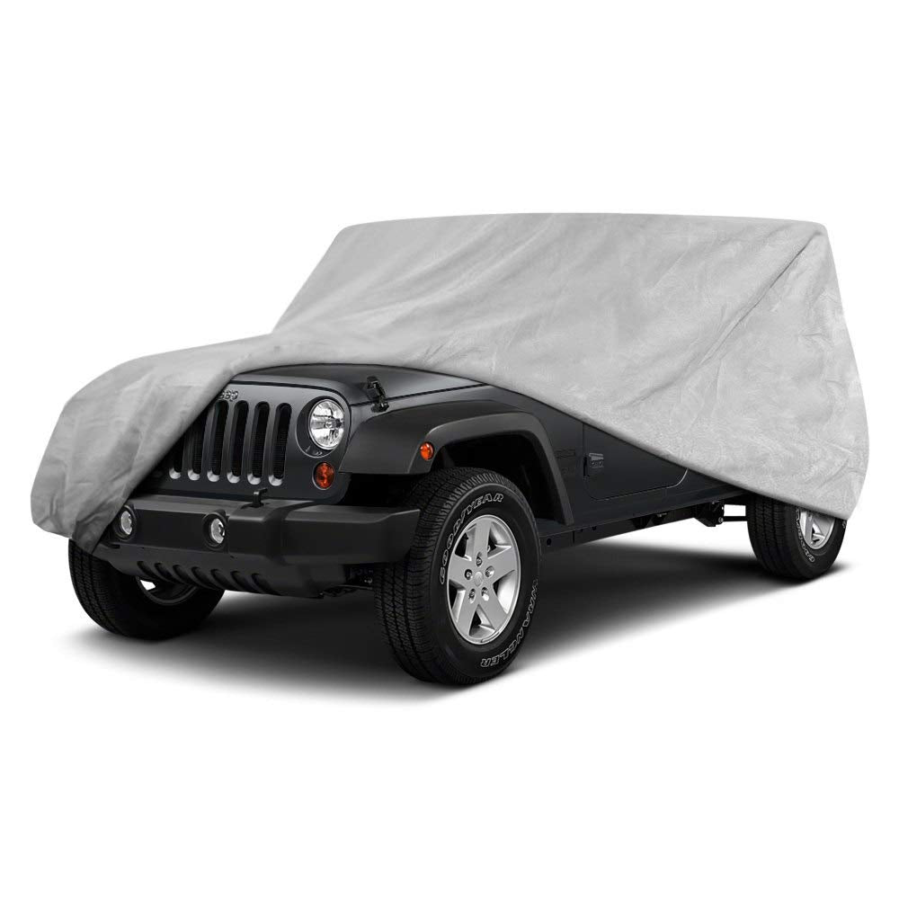 Car Cover Kit, Full | Rugged Ridge | 13321.72 | Fits 1955-2006 Jeep CJ & Wrangler YJ/TJ