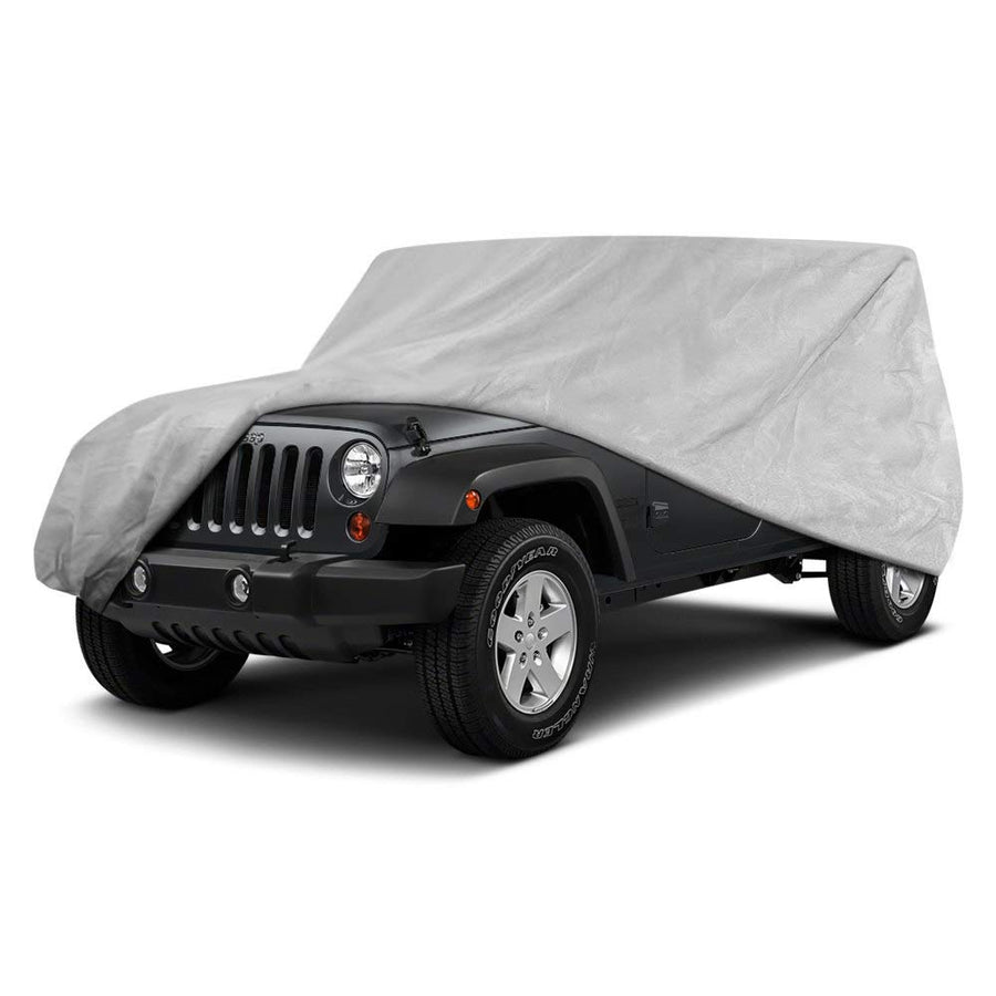 Car Cover Kit, Full | Rugged Ridge | 13321.72 | Fits 1955-2006 Jeep CJ & Wrangler YJ/TJ