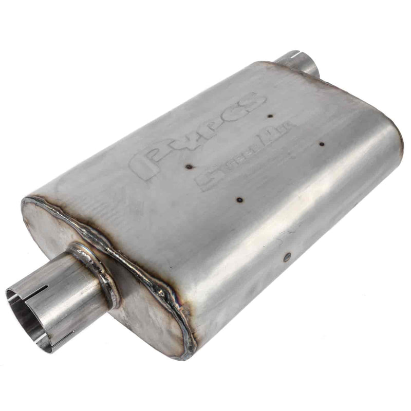 Pypes Performance Exhaust MVS13: Muffler Street Pro Series 14 in 2.5 in Offset/Center
