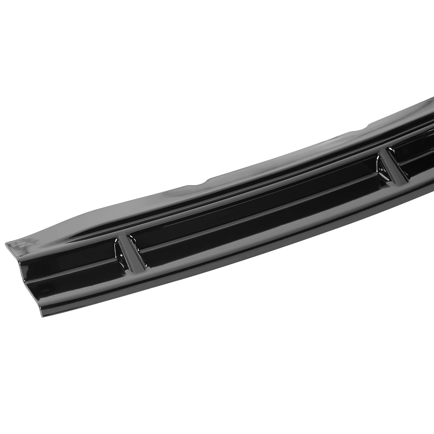 Front Bumper Lip Spec-D Tuning Glossy Black Compatible with 2013-2014 Ford Mustang V6/GT/Boss 302