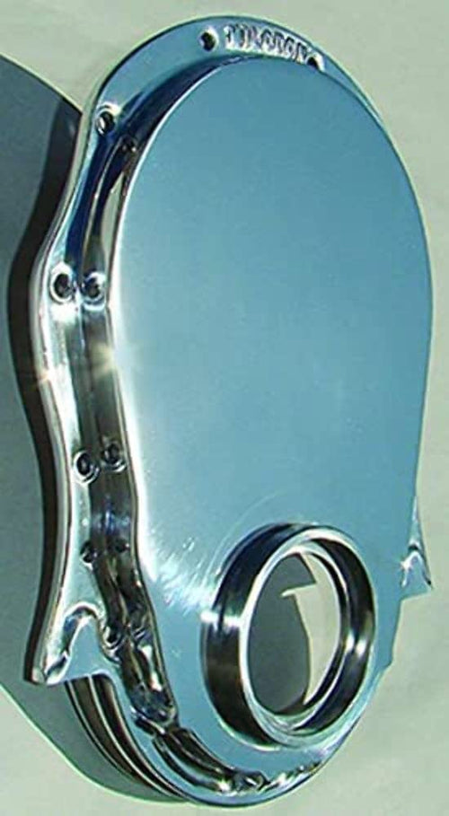 Polished Aluminum Timing Cover Milodon 14860 for Generation 5 Big Block Chevy