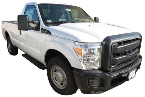 Running Board TrailFX RBW06B Fits Ford F-250 Super Duty Standard Cab 1999-2016 Steel 6.5 Inch Black Powder Coated Steel Rocker Panel Mount 300 lb Capacity Set of 2