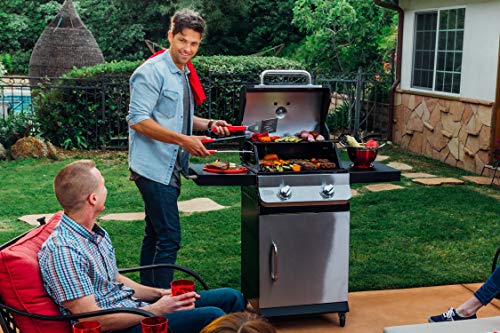 Dyna-Glo Premier DGP321SNP-D 2 Burner Propane Gas Grill, Stainless