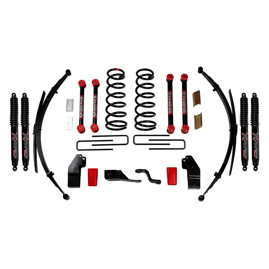 Skyjacker Suspension D501KS-B Lift Kit w/Shock Black MAX Shocks 5 in. Lift Kit w/Shock