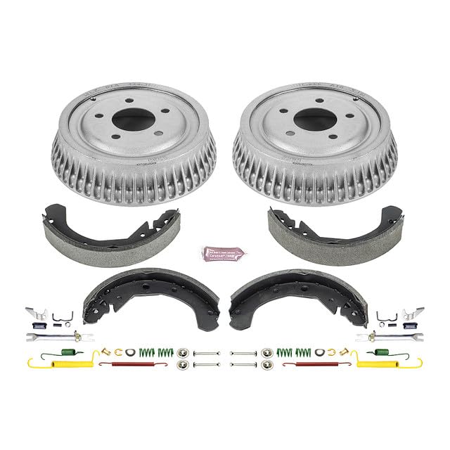 Power Stop KOE15308DK Rear Replacement Brake Kit-OE Brake Drums & Ceramic Brake Pads For Buick LeSabre, Cadillac DeVille, Oldsmobile 98, Pontiac Bonneville [Model Specific]