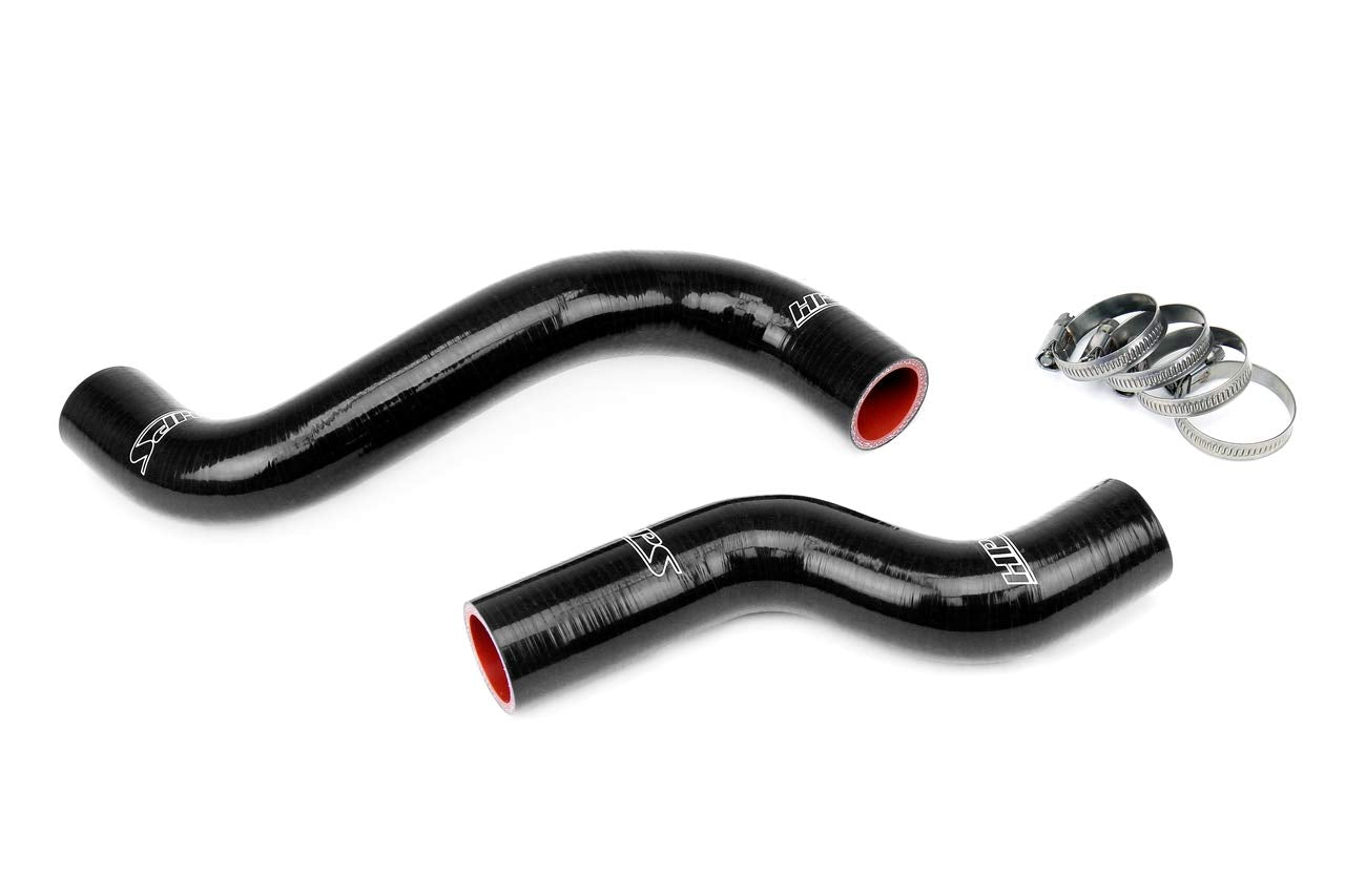 HPS Performance Black Silicone Reinforced Radiator Coolant Hose Kit 57-1081-BLK Compatible for Toyota 1995-1998 T100 3.4L V6