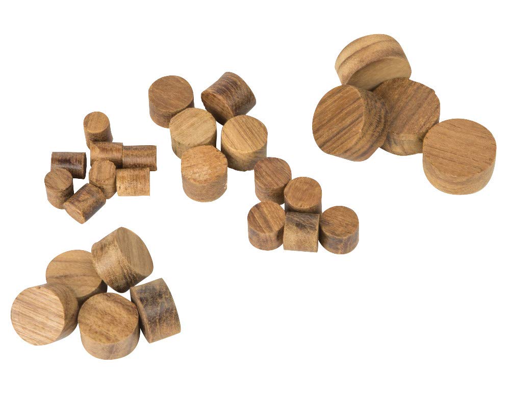 Whitecap 60151-20 Teak Plugs Whitecap - 3/8", Pack of 20