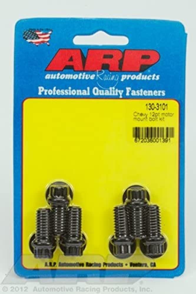 Motor Mount Bolt Kit ARP (130-3101), Black