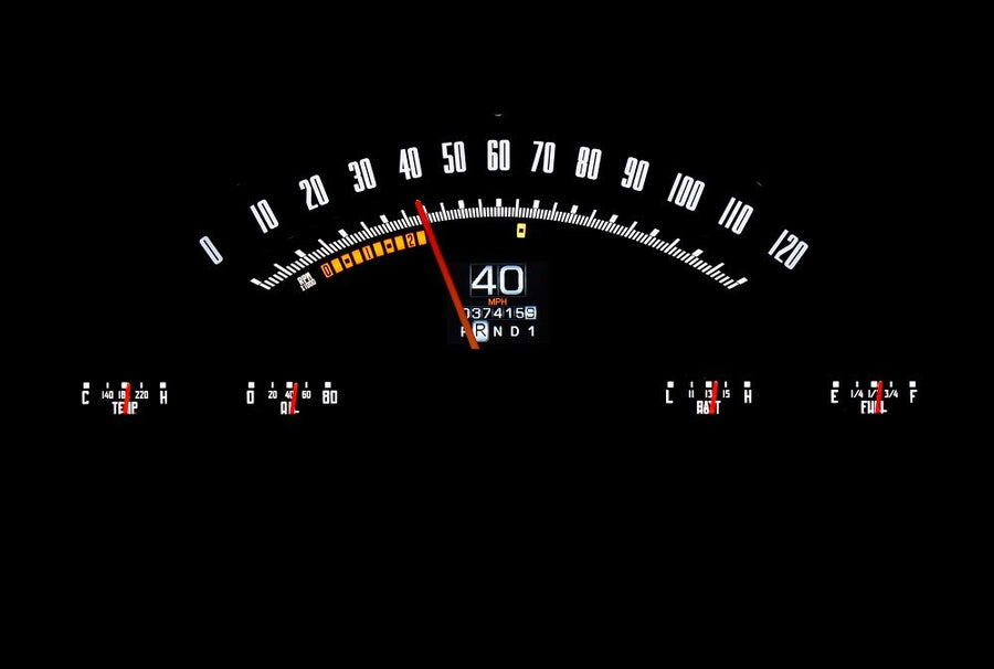 Dakota Digital Retrotech Gauge Instrument System RTX-56F-PU-X Compatible with 1956 Ford Pickup F100