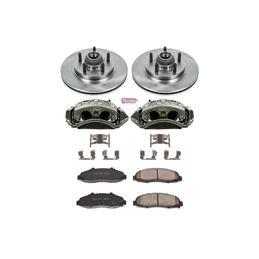 Power Stop KCOE1914 1-Click Autospecialty OE Replacement Brake Kit with Calipers For Ford F-150 2000, Ford F-150 2003 [Model Specific]