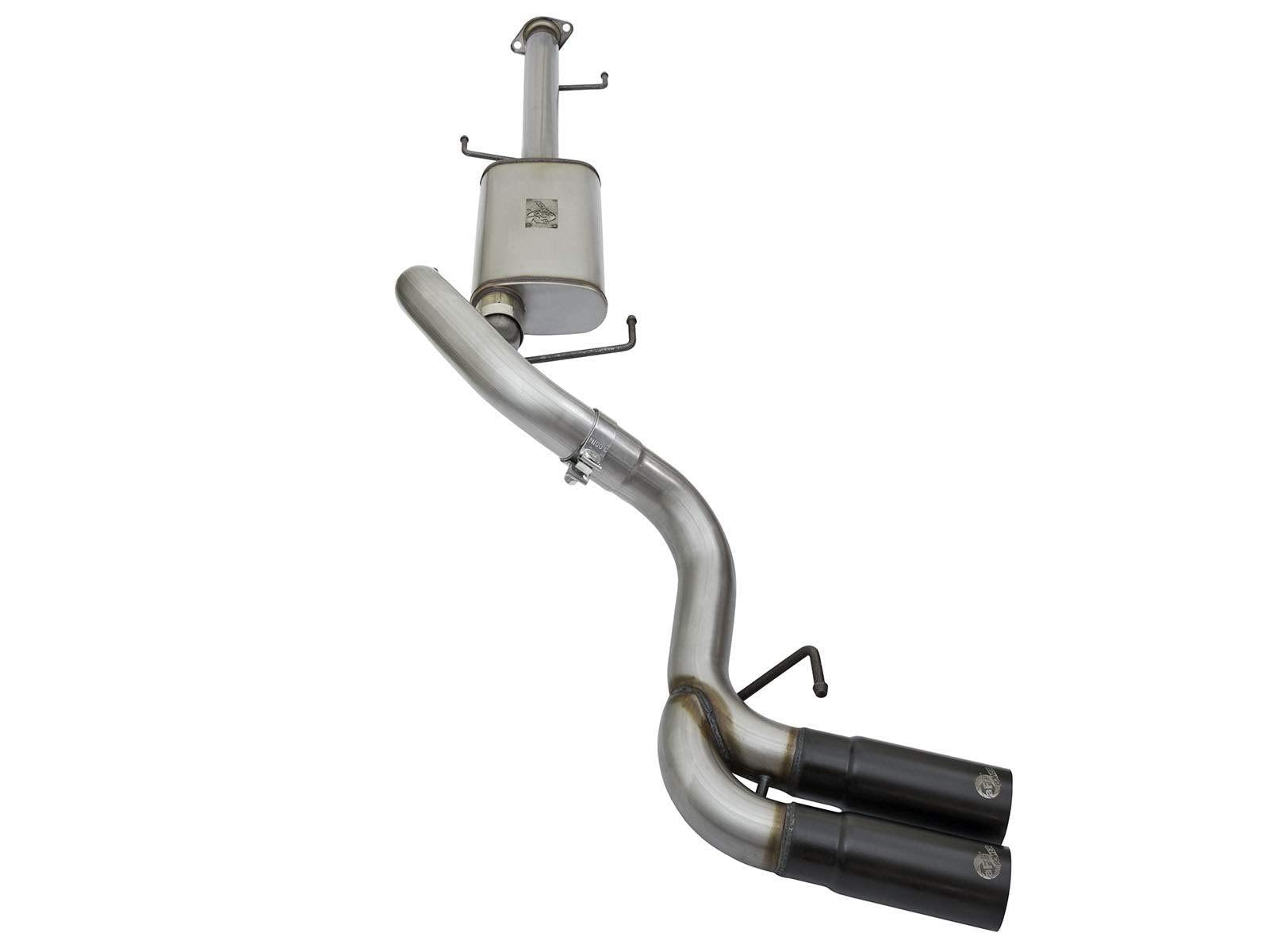 Rebel Series aFe Power 49-46030-B Performance Exhaust System (for Toyota Cat-Back, 3", Stainless)