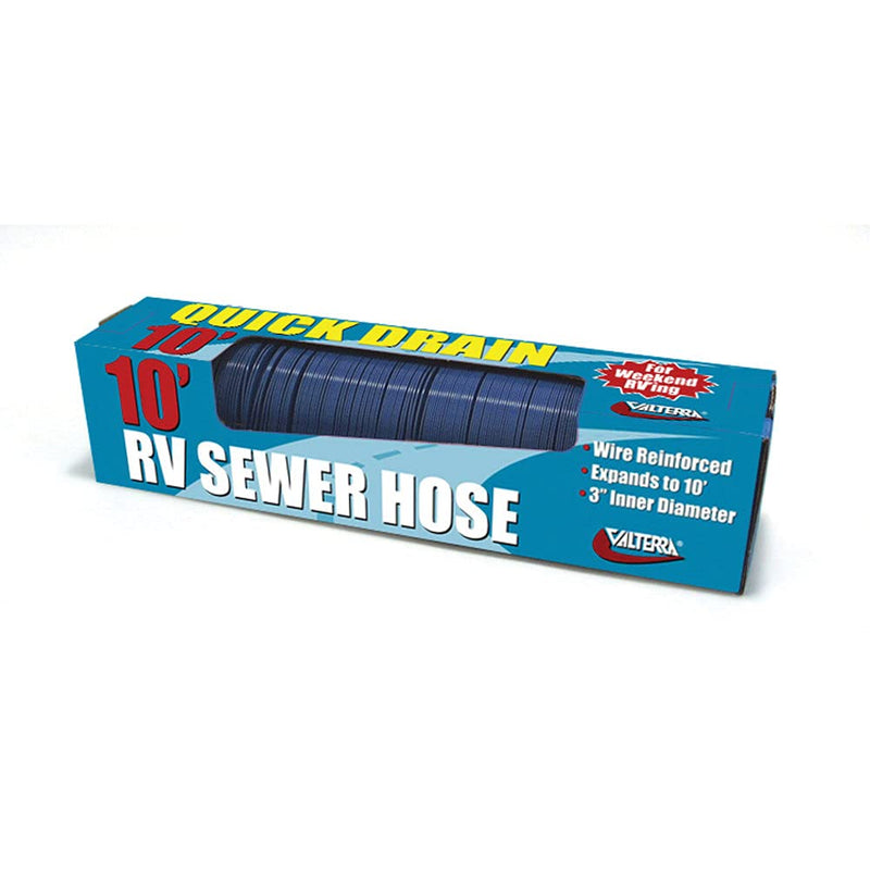 Valterra Quick Drain D04-0045 Standard RV Sewer Hose - 10' (Boxed)