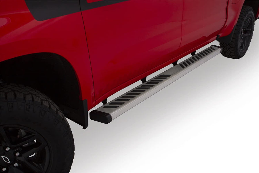 Lund 28665044 RealTruck Summit Ridge 2.0 Running Board Kit, Stainless Steel for 2019 Silverado 1500 Crew Cab