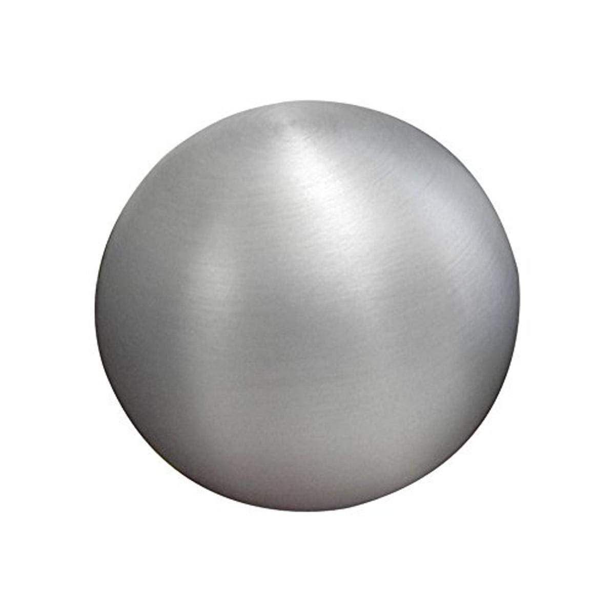 3/8"-24 Thread Lokar (SK-6912) 2" Solid Round Billet Satin Finish Shift Knob