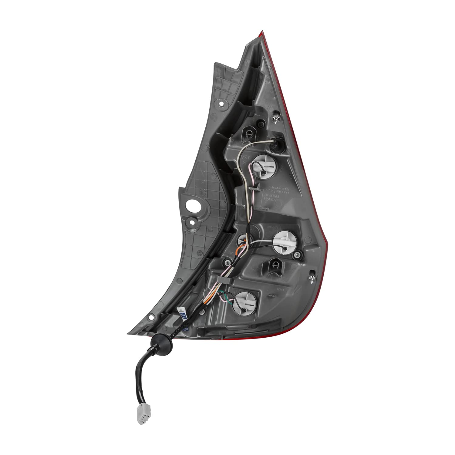 Left TYC Tail Light Assembly Compatible with 2012-2017 Hyundai Accent