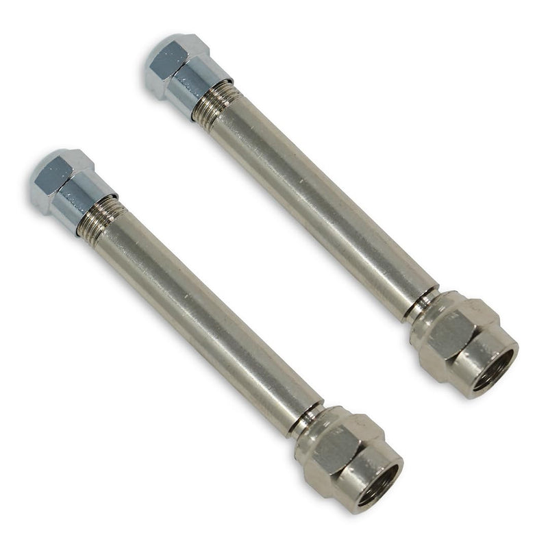 2 Pack TireMinder 2 Inch Straight Valve Extender