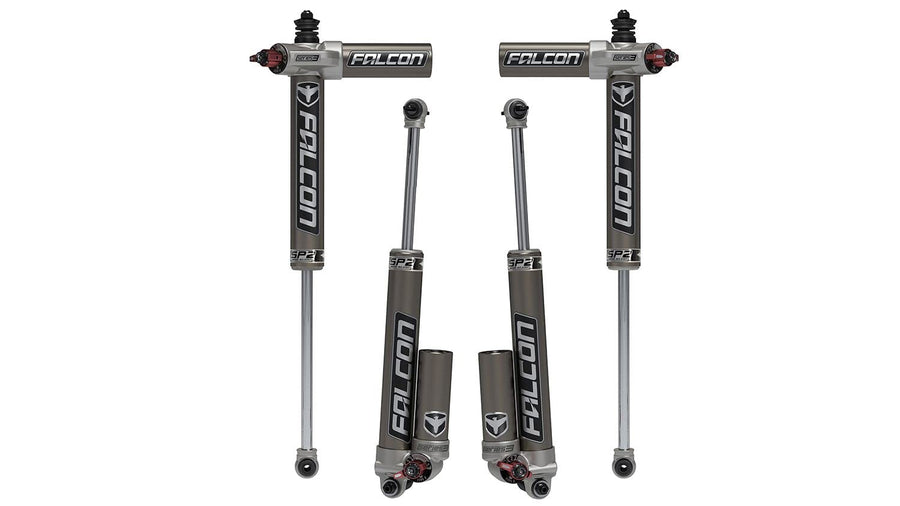 Falcon JK 2DR SP2 3.3 Fast Adjust Piggyback Shock Kit (3–4.5” Lift)