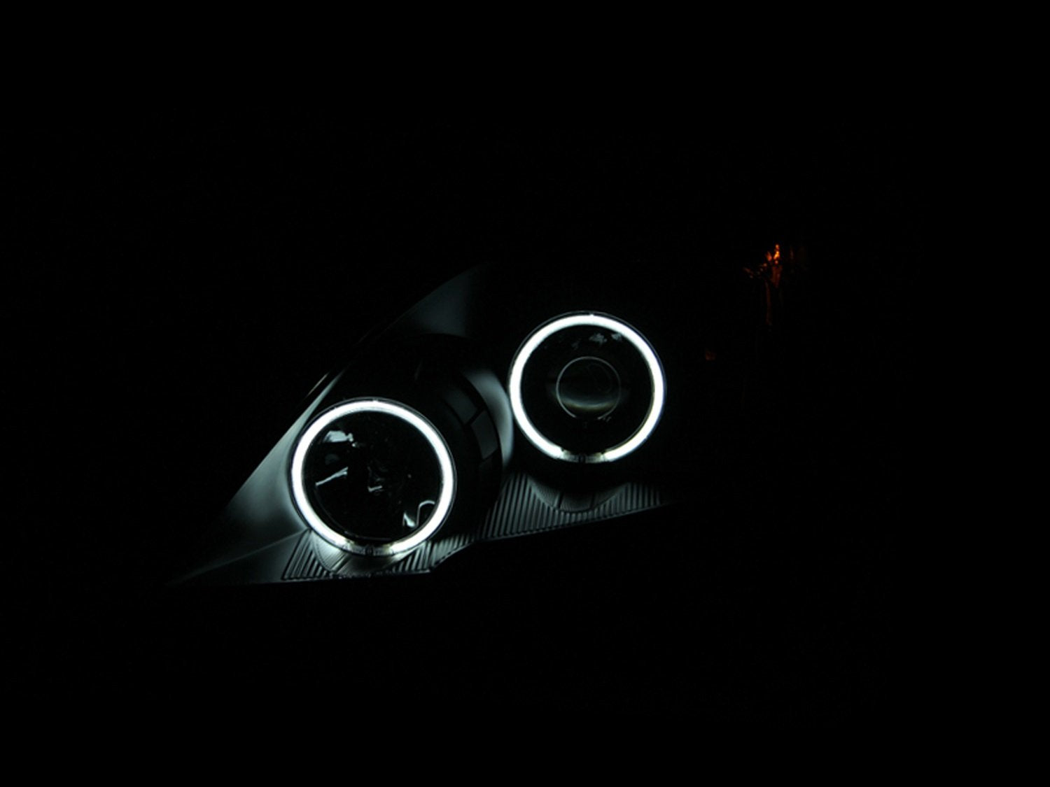 Honda CR-V Anzo USA 121225 Black Clear Projector with Halos Headlight Assembly - (Sold in Pairs)