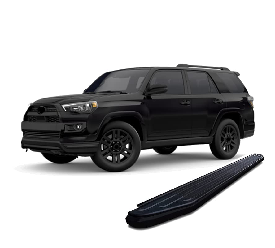Peerless Black Horse Running Boards Compatible with 2014-2020 Toyota 4Runner|2010-2024 Toyota 4Runner LTD-PR-TY4RBK