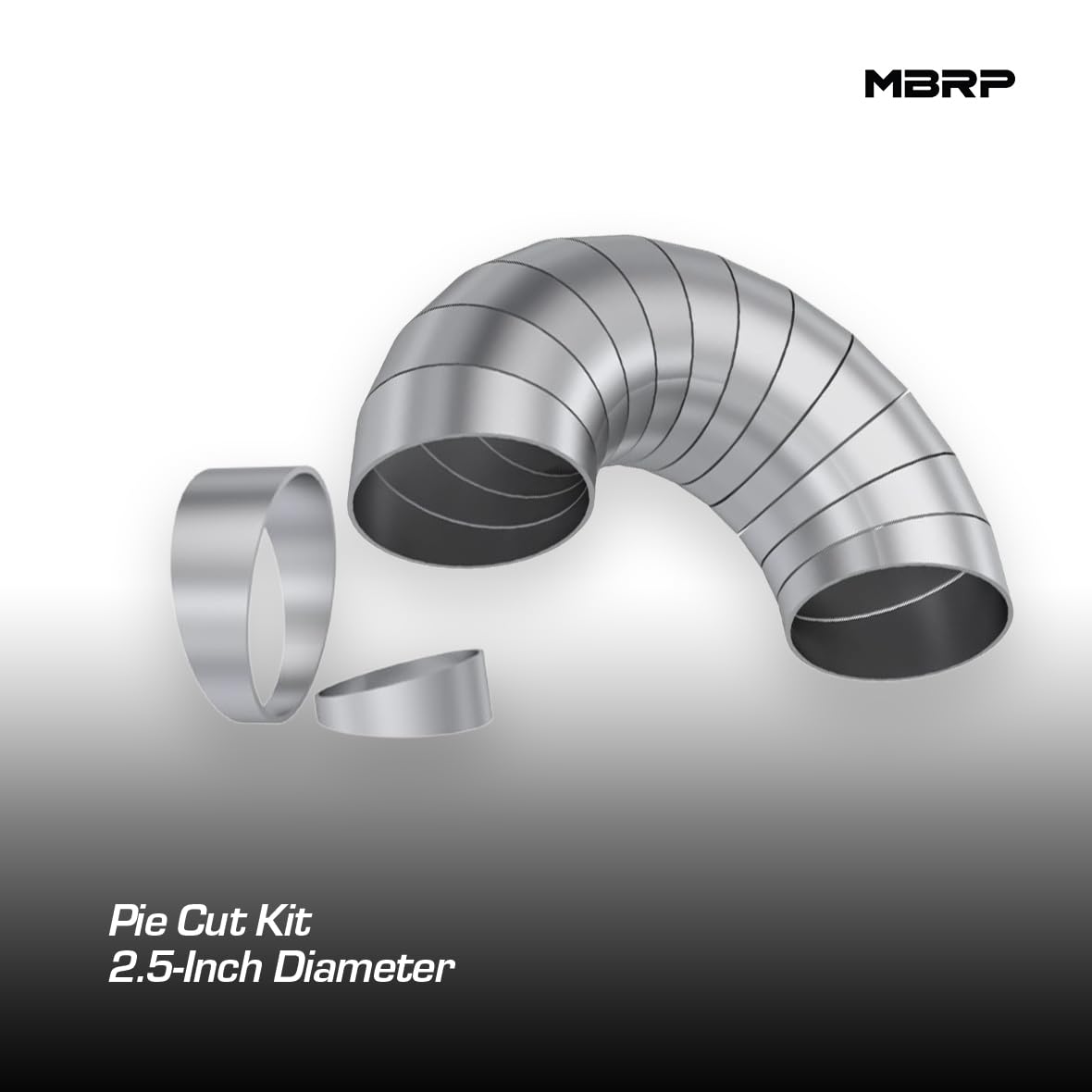 Universal 2.5-Inch Pie Cutter Kit, 180 Degrees, PC15211 by MBRP