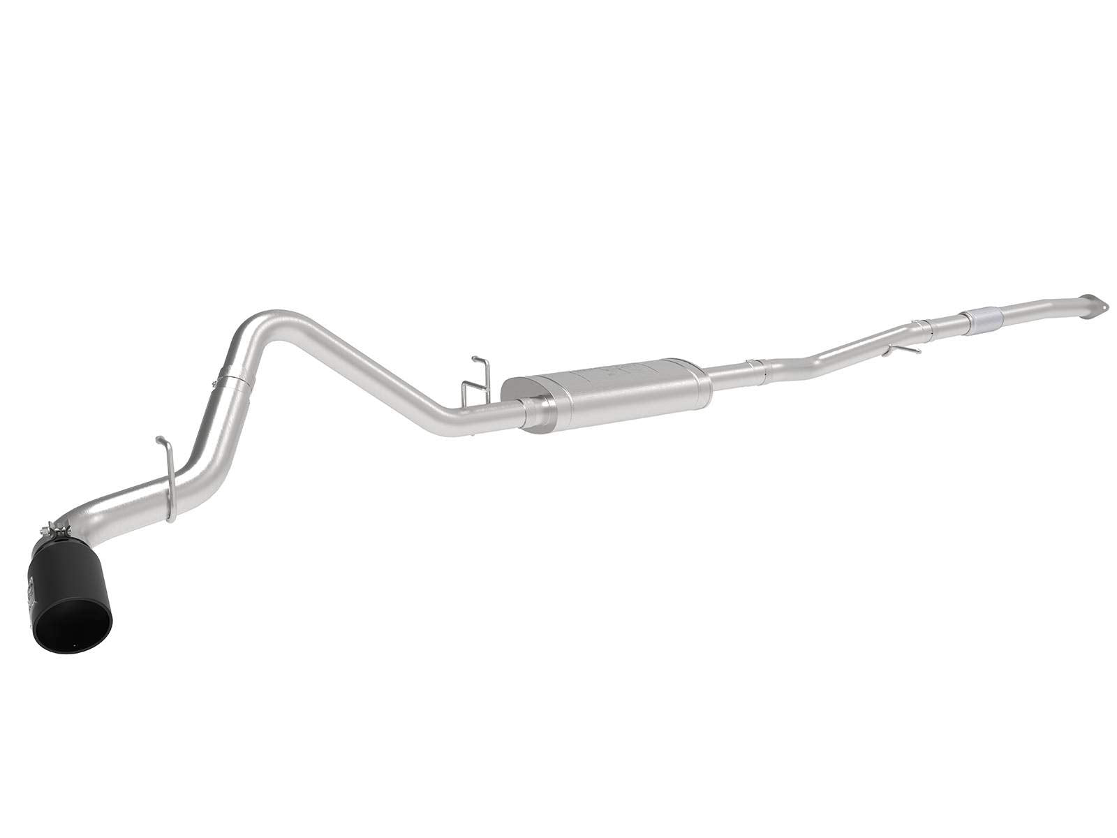 Apollo GT Series aFe Power 49-44108-B 3 IN 409 Stainless Steel Cat-Back Exhaust System w/Black Tip